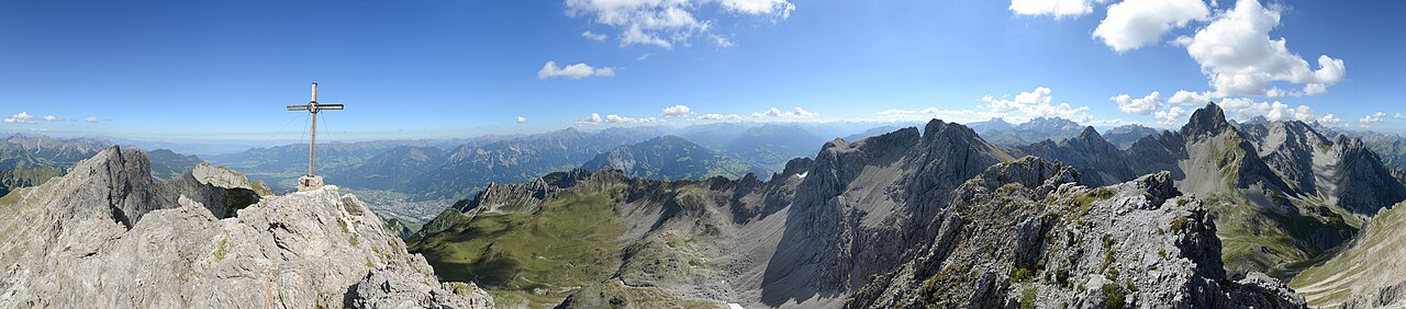 360° Gottvaterspitze Walgau Rätikon