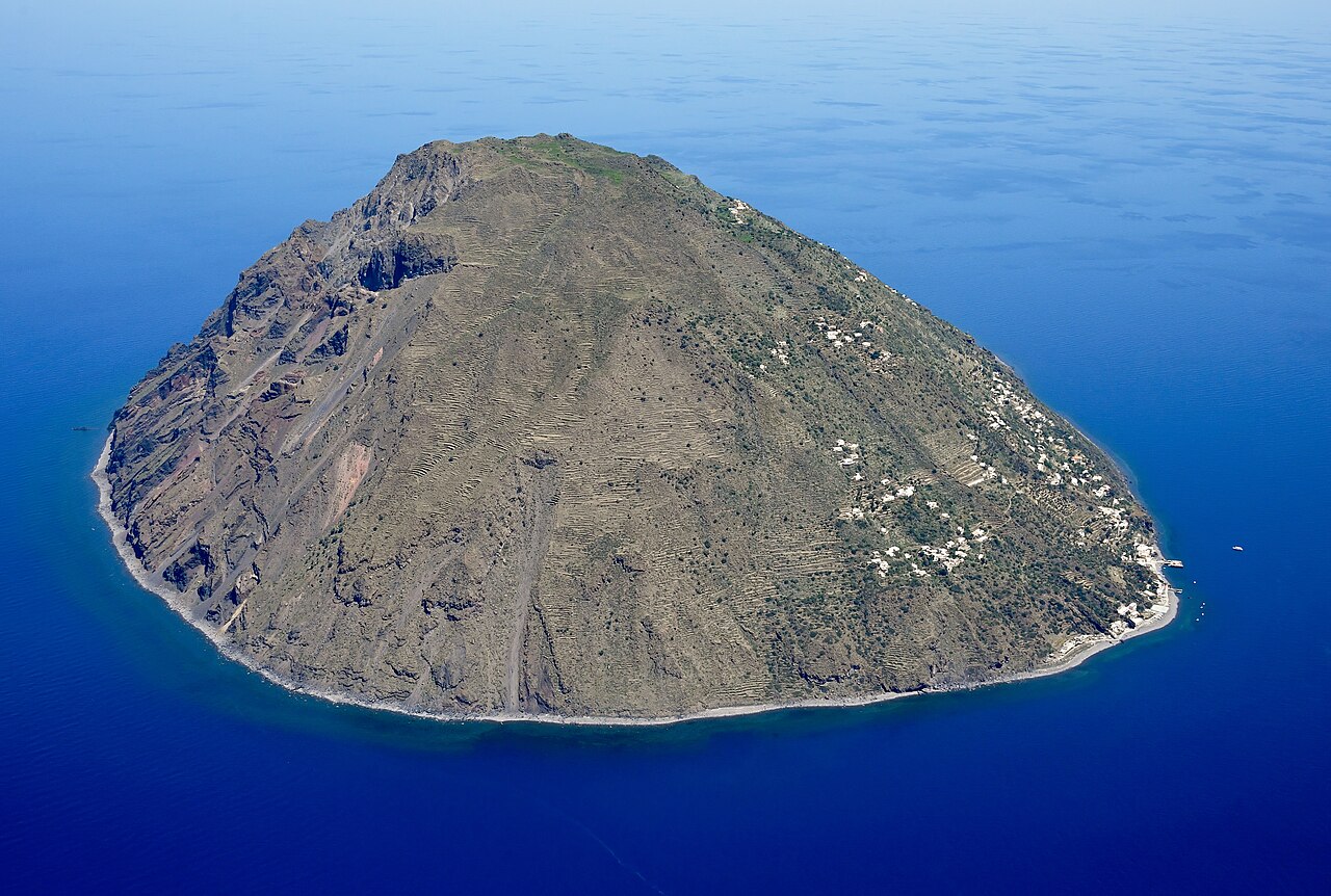 Aerial image of Alicudi (view from the south)